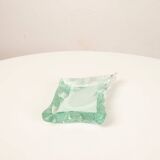 Solid crystal ashtray Fontana Arte Italy 1950s