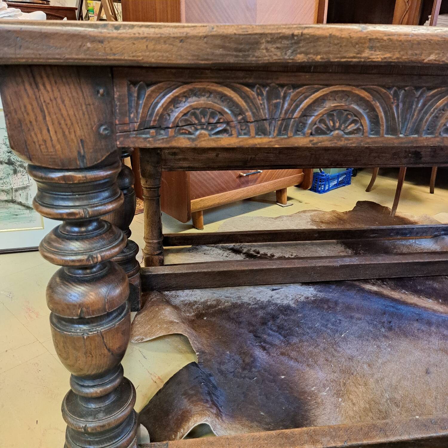 18th century refectory table