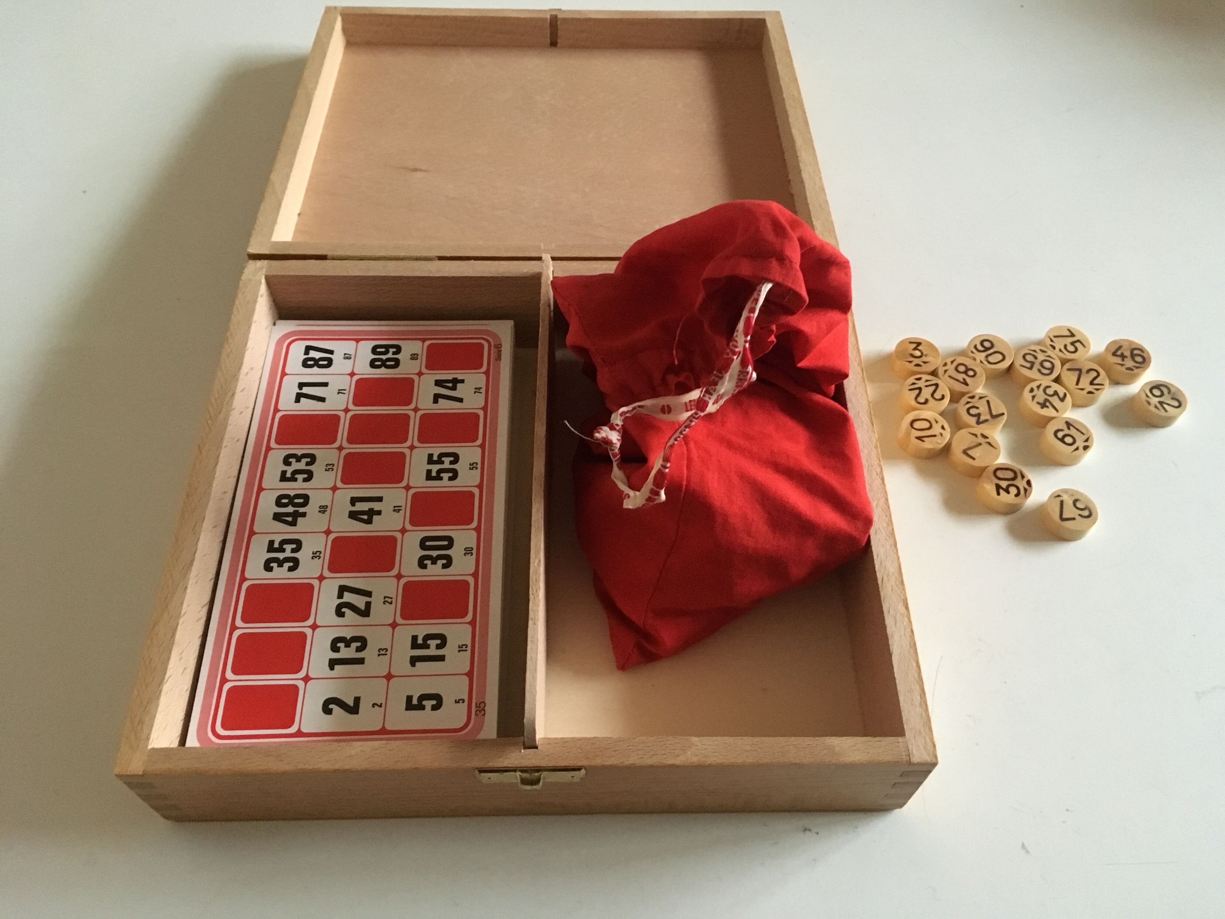 Lotto s 70s wooden game