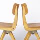 Pair of Vintage Casala Swivel Chairs, 1970s German Industrial Beechwood