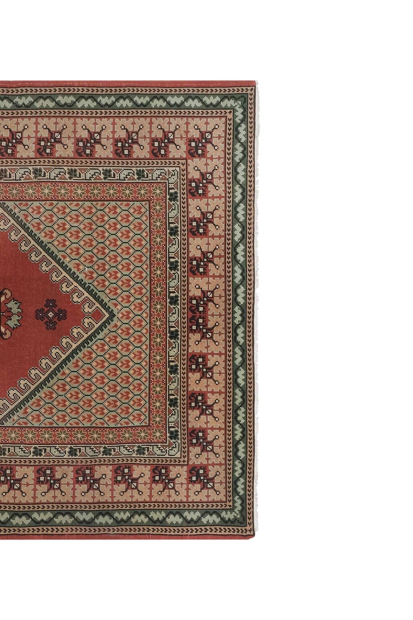 Vintage Turkish rug handmade 188x280 cm