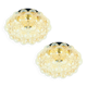 Mid-Century Bubble Glass Ceiling Lights by H.Tynell, 1960s/70s