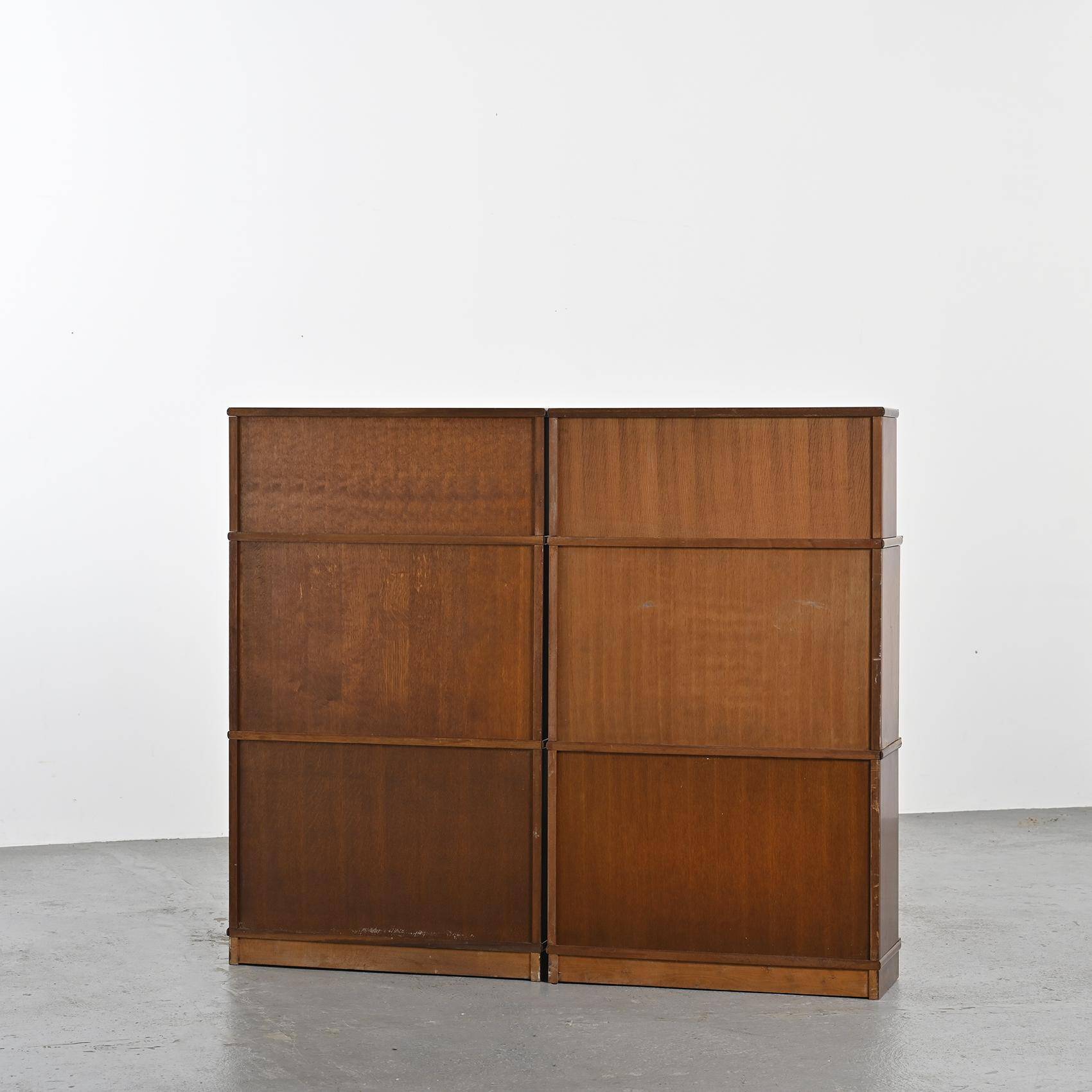 Pair of oscar furniture bookcases, circa 1955
