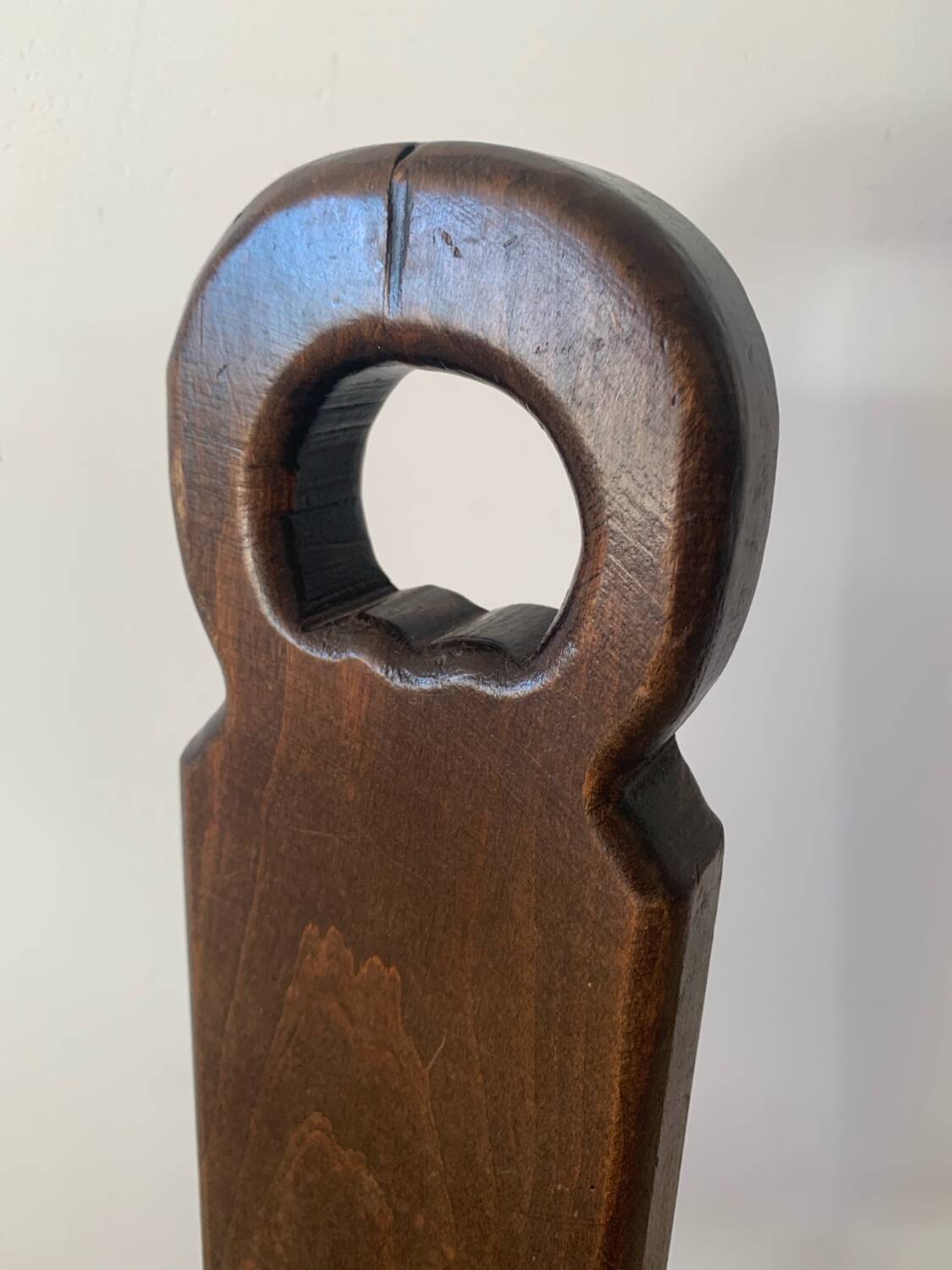 Traditional Basque chair in brutalist style