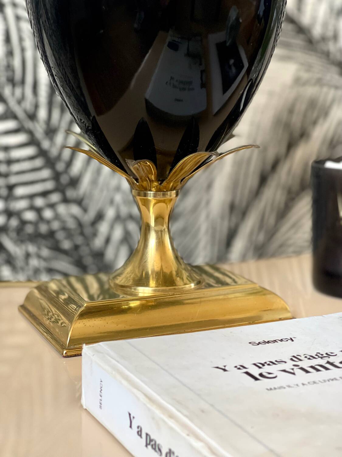 Lamp base Maison Le Dauphin 1980.