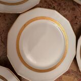 F. Legrand Limoges - Service à Dessert 2 Plat Gâteaux/Tartes + 11 assi