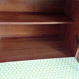 Multifunction teak cabinet