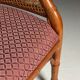 Set of 4 vintage faux bamboo chairs