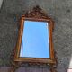 Old large Louis XV style mirror, stucco, wood, resin, beveled