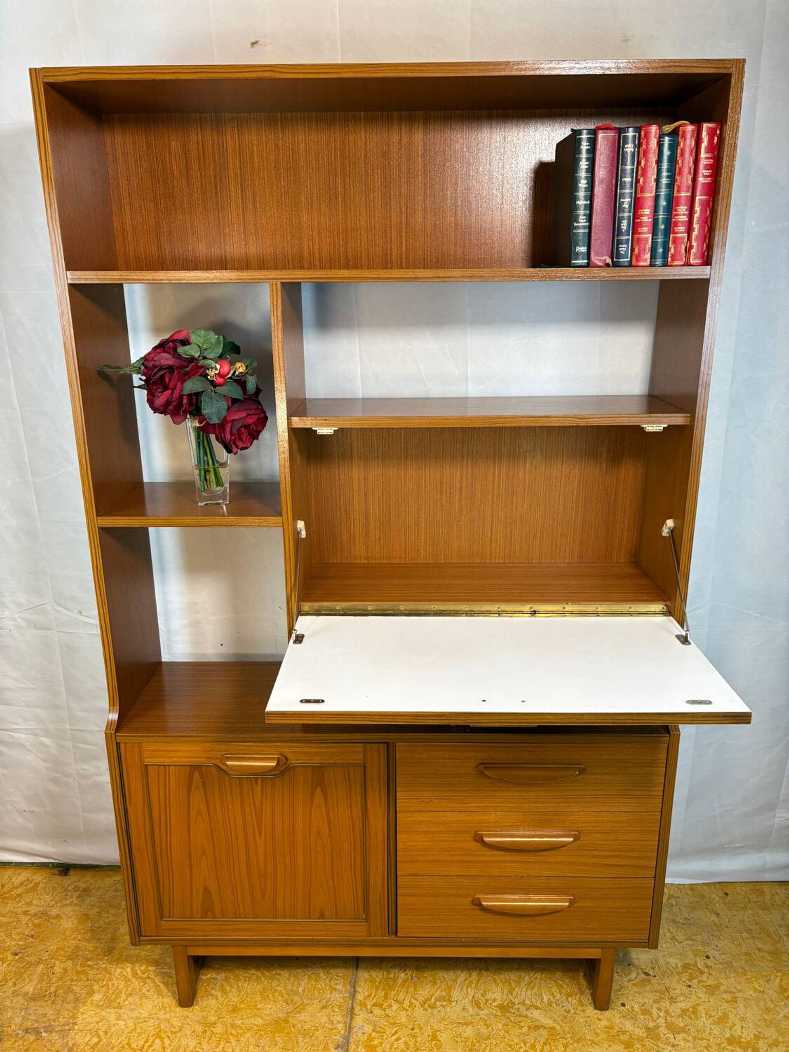 Mid-Century Retro Vintage Room Divider / Shelving Unit by Stonehill -
