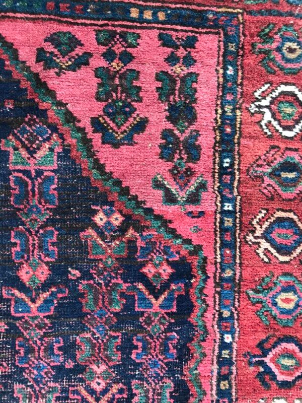 Carpet old Persian Bijar 19th century handmade 110 X 189 CM