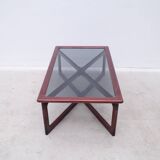 Table basse scandinave en palissandre de dyrlund, danemark 1970