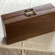 Wooden chess set from the 1960s, dimensions: length - 47.5 cm -