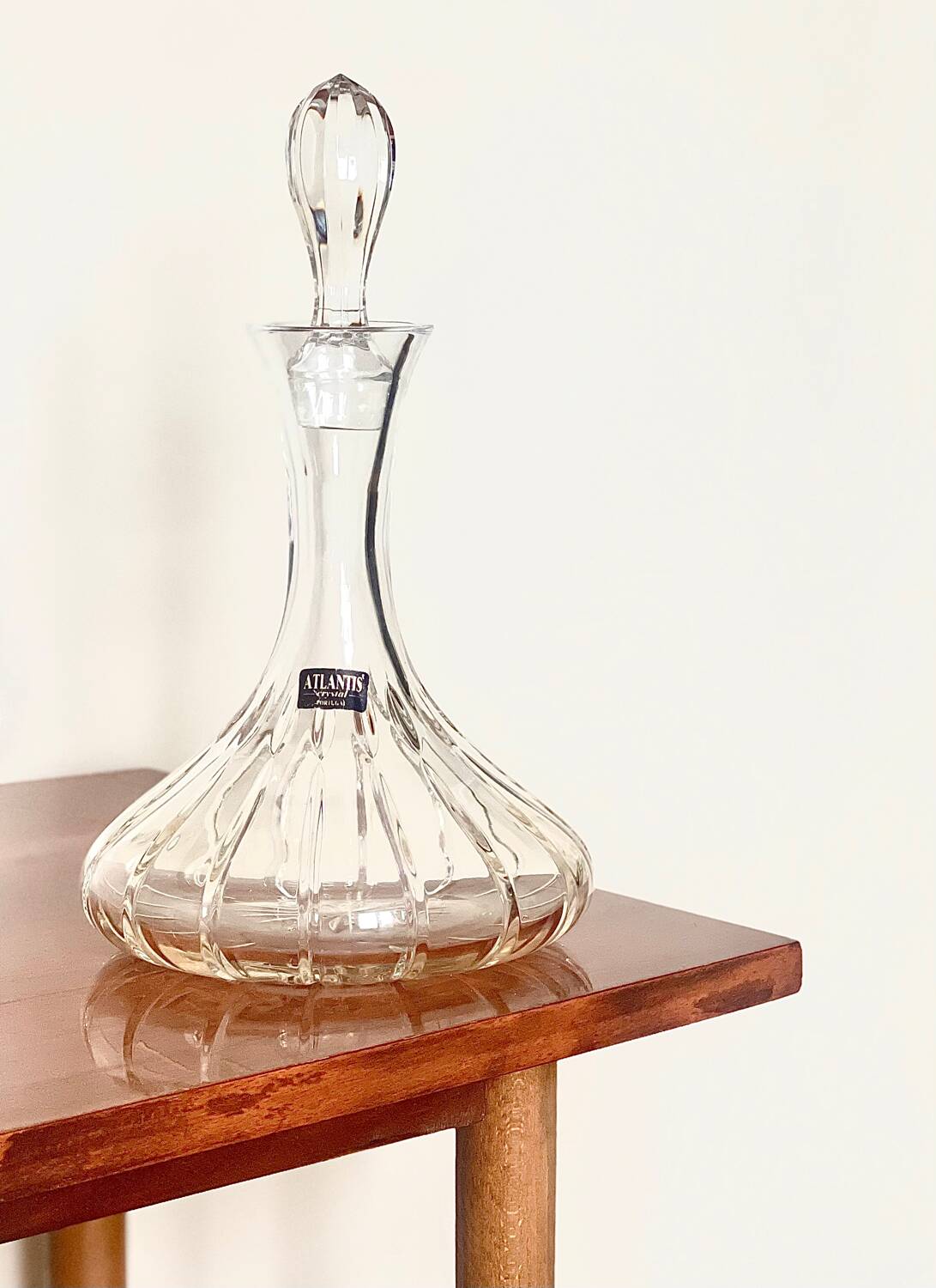 Carafe en cristal taillé Atlantis.
