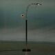 Postmodern Lumina floor lamp, minimalist Italian design lamp.