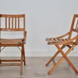 Mid-Century folding chairs for children by Fratelli Reguitti, Italy, set of 2