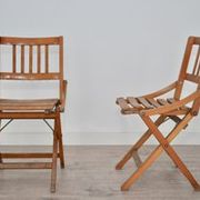 Mid-Century folding chairs for children by Fratelli Reguitti, Italy, set of 2