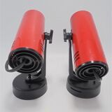 Pair of red vintage spots