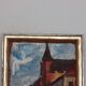 Original Mid Century Swedish Oil on Panel – “City II” by Wilhelm Henning –