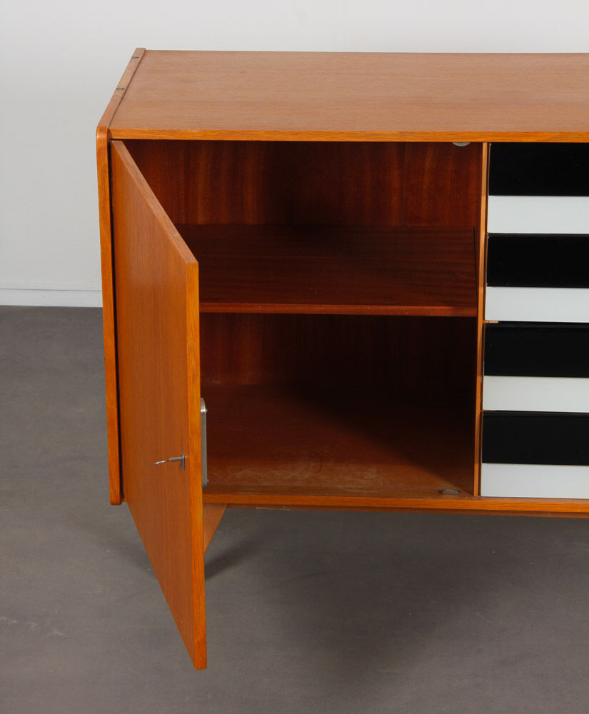 Vintage oak chest of drawers by Jiri Jiroutek, model U458, 1960s