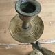 Five-branched brass candlestick