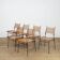 Set of 6 Maple and iron "Shovel" chairs by Paul Mccob