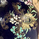 Old vase baluster enamelled lamp Boch Frères Keramis Belgium