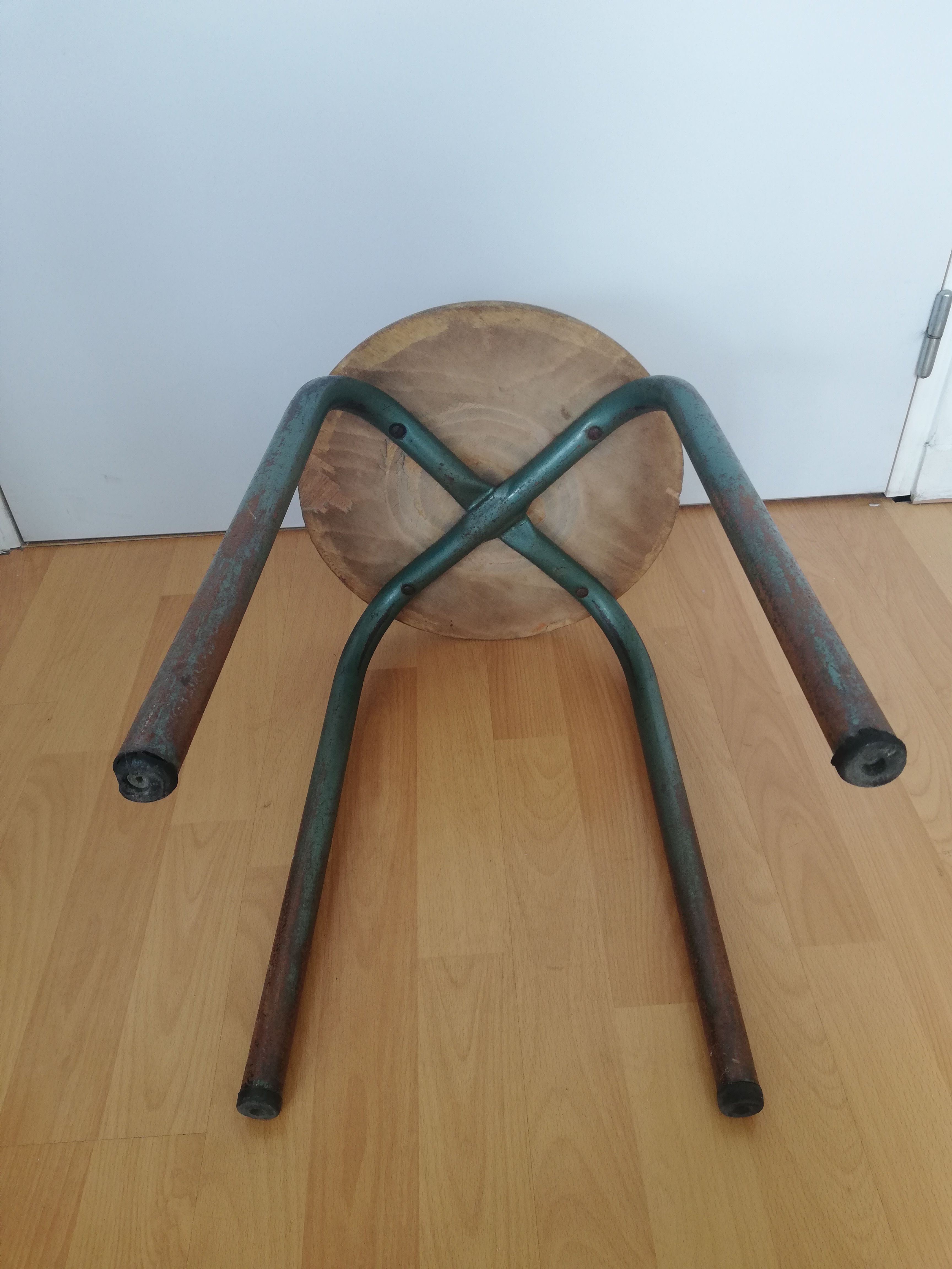 Atelier school stool  vintage 50 60 s