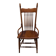 Vintage high chair from the 1960s in solid wood, chic country style.