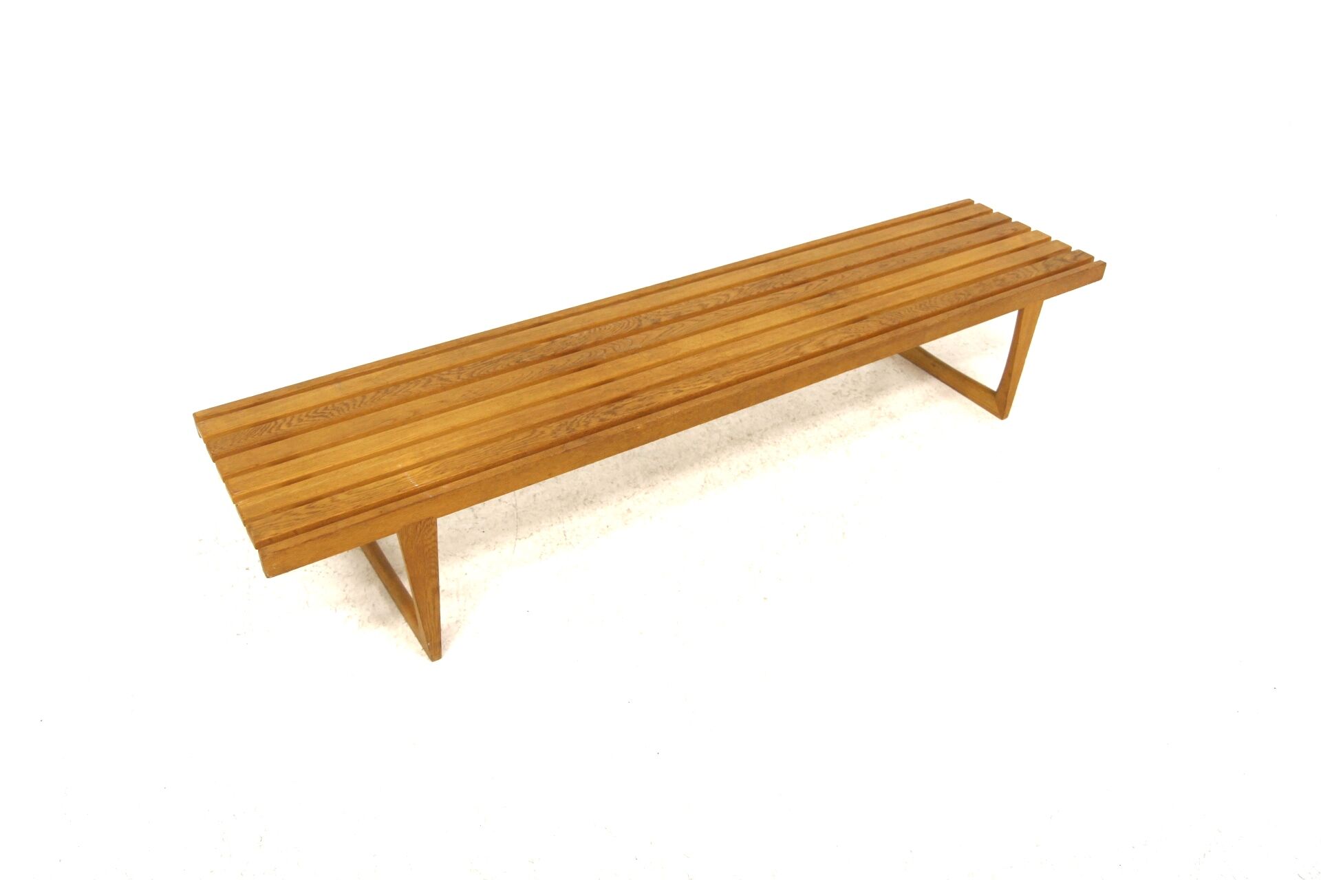 Minimalist bench "Tokyo" Yngvar Sandström, Nordiska Kompaniet, NK, Sweden, 1970