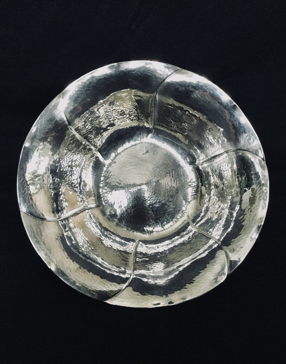 Coupe en argent martelée hollandaise