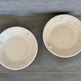 2 antique plates, for soup or porridge