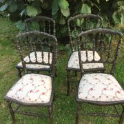 4 Napoleon chairs, orchestra chairs