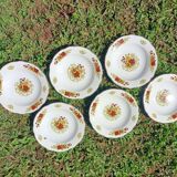 Soup plates x6 Digoin Sarreguemines 💐