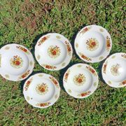 Assiettes creuses x6 Digoin Sarreguemines 💐