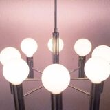 Mid-century German spatial chandelier by Hustadt Leuchten, 1960s.