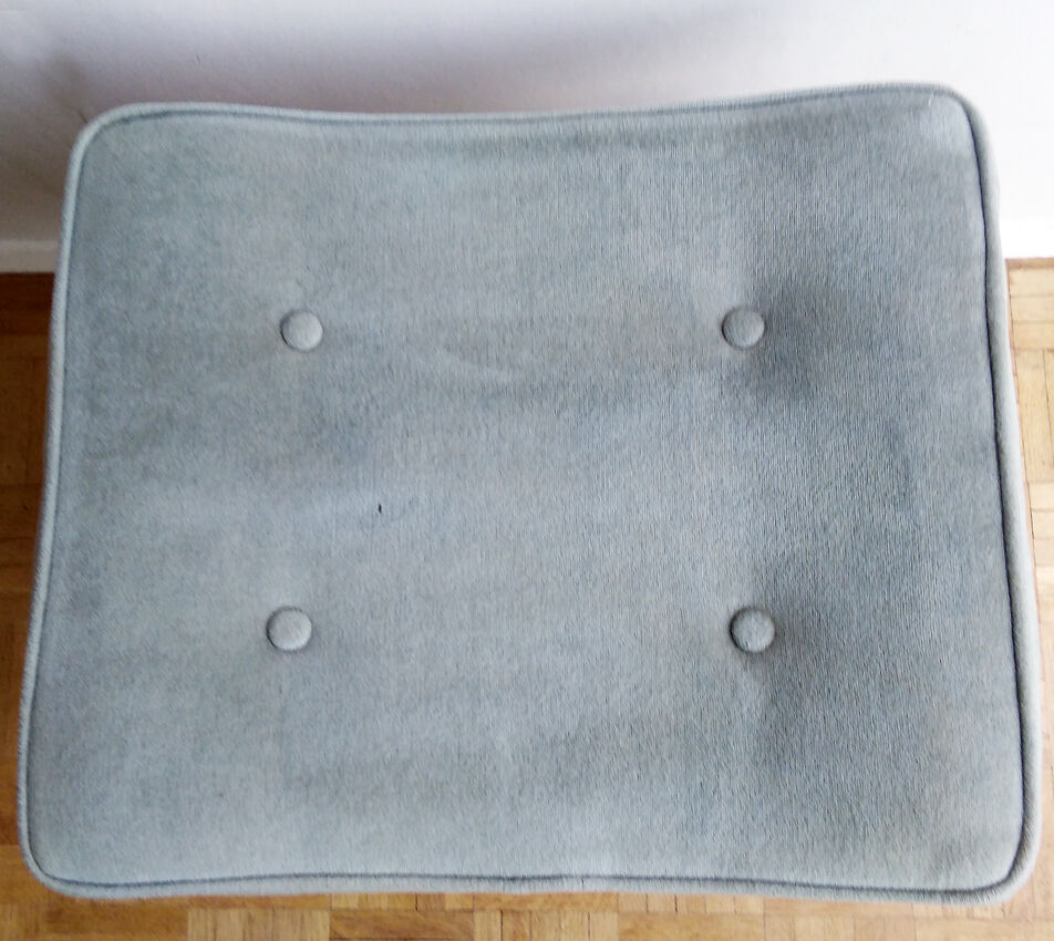 Tabouret velours bleu E Gomme G Plan 1950/60