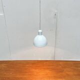 Vintage Danish enamelled pendant lamp model ES by Edgar Schlaefle for Louis Poulsen, 1980s.
