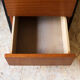Desk 60s in metal wood and imitation leather