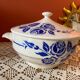 Large floral soup tureen