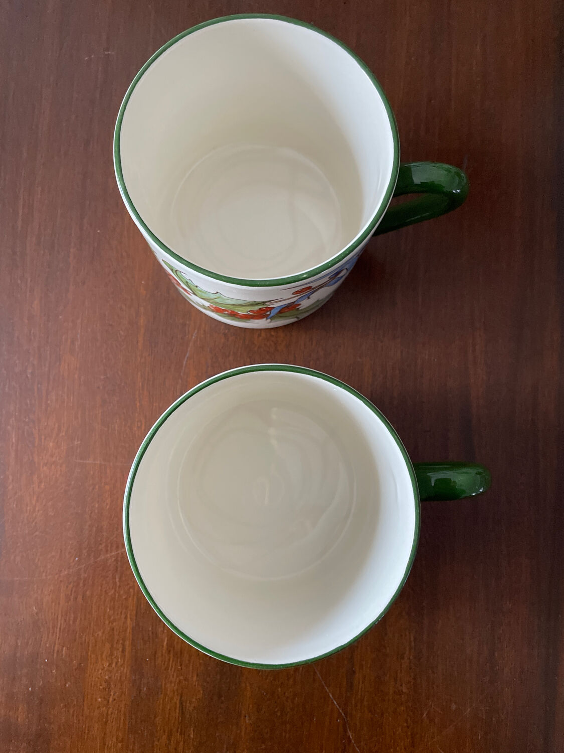 Duo of large cups Gien