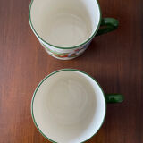 Duo of large cups Gien