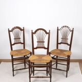 Decorative chairs, sheaf of wheat decor.