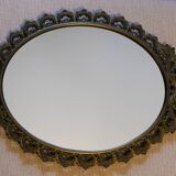 Old bronze mirror, Louis XV style