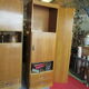 Meuble modulable de bureau ou de salon plaqué chêne des années 1960
