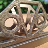 Porte lettre en bronze ancien, art déco, en très bon état