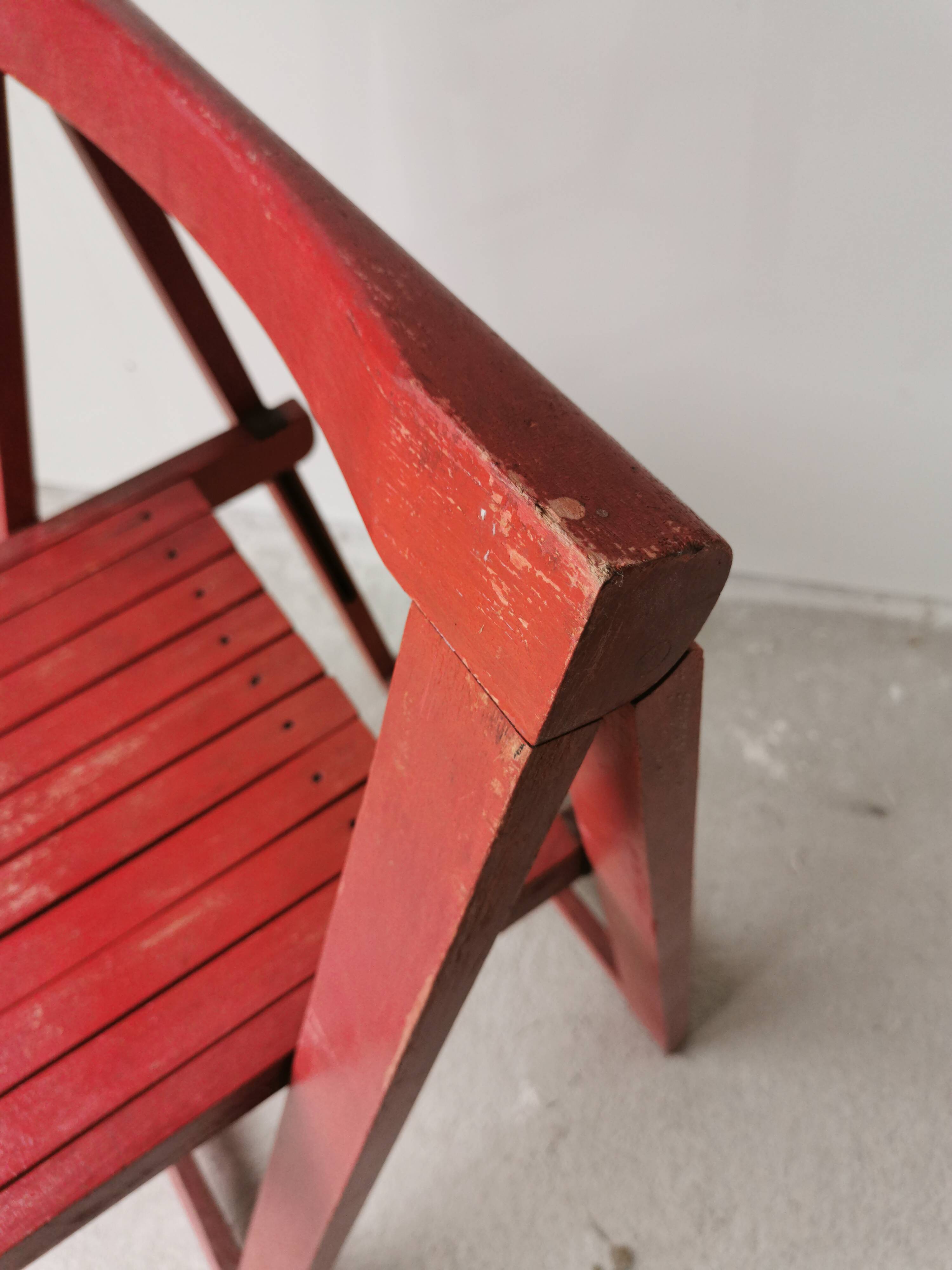 Chaise pliante vintage