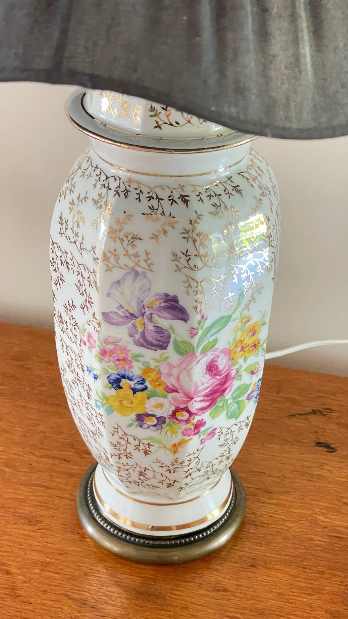 LAMP Porcelain from LIMOGES France