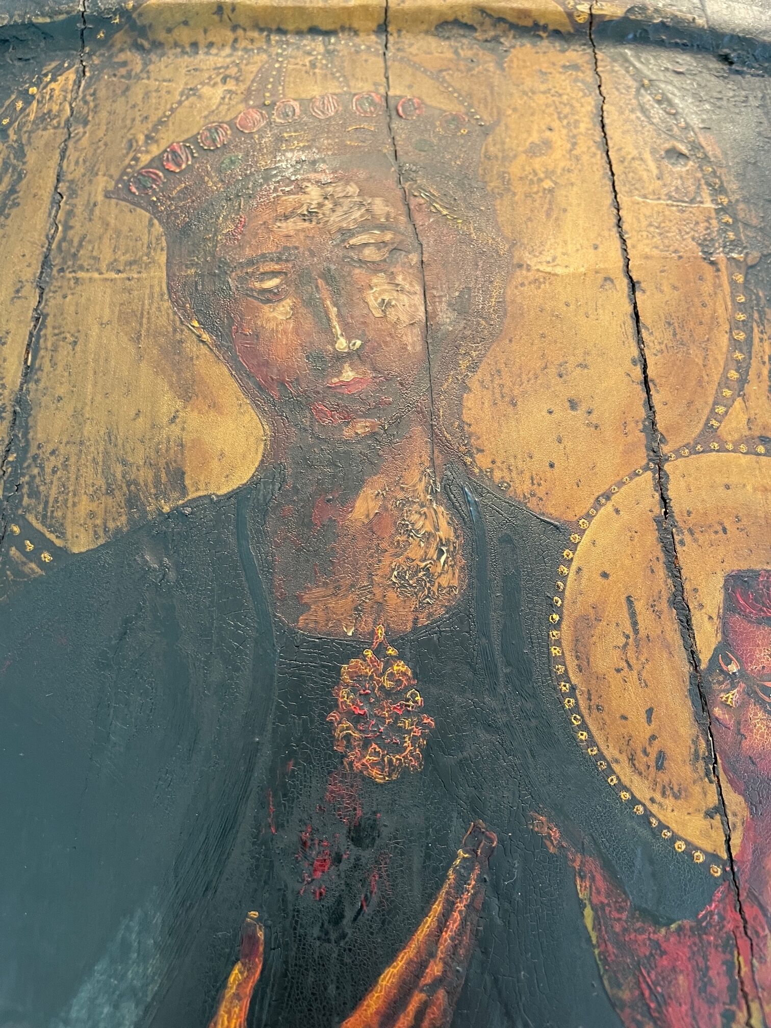 Russian orthodox Mother of God icon