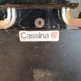 Soriana set of 4 pieces including a 4-seater sofa, 2 armchairs, and a pouf by Tobia and Afra Scarpa, Italy.